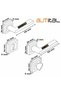 Lusso Anthracite 5 Pcs Room 2 Pcs Wc Square Badge Door Handle Set - 7