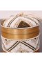 صندوق تخزين من الخيزران المطرز بالي 12x14 سم - 5