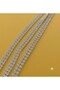 Decorative Crystal Stone Ribbon 2 Rows of Stones - Can Be Sewn on (Silver) 1 Meter - 2