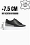 Hidden Heel High Sole +7.5 cm Height Increase Genuine Leather Men's Shoes | Hidden Heel Shoes Guaranteed