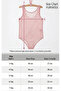 Girl's Heart Swimsuit Red and White Patterned Sea and Pool Swimming Swimsuit - 6