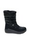 Women's / Girls' Boots 6334 7J Textile Upper and Synthetic Leather-Pu Sole Black