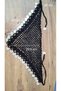 Bandana Knitted Set Natura Cotton Baby (130Mt), Galaxy Black (130 Mt.) ),25 Pieces of Real Stamps - 5