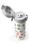 Kids Kabibara Patterned Steel Thermos with Straw and Direct Drinking Feature 500 ml 31794 - 4