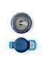 Kids Navy Blue Cobalt Blue Camouflage Patterned Straw and Direct Drinking Steel Thermos 500 ml 31889 - 8