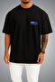 Oversize Cook Islands Flag Pocket Printed Unisex T-Shirt
