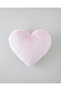 Heart Plush Decorative Throw Pillow Powder - 2