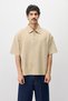 Boxyfit Polo Collar T-Shirt Khaki - 8