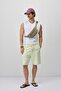 Lace-up loose fit shorts mint - 2