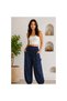 Women's Loose Shalwar Trousers High Waist Comfortable Casual Pants