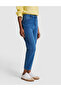 Blue Mom High Waist Fit Jean Trousers 50307851-Vr036 - 4