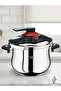 Matik 7 Lt Pressure Cooker Black |   Safe Pressure System |   18/10 Stainless Steel |