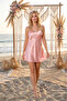 Satin Strap Short Nightgown - Bridal & Honeymoon Collection