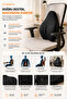 Visco Orthopedic Back Cushion Lumbar Support Pillow for Chair and Office Chair New Generation Backrest - 5