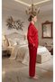 6-Piece Satin Nightgown Robe Dowry Set - Stylish and Elegant Nightgown Robe Set with Lace Detail - 7
