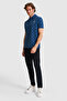 Men's Regular Fit Polo Collar Light Navy Blue T-Shirt 50327004-Vr059 - 4