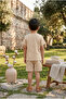 Boy's Shorts Set Muslin Fabric - 5
