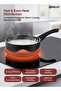 Granite Non-stick Milk Pan Amp18ge - Ivory With Gray Spatter Coating, Heat-resistant Handle - 5