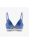 Lightly Lined Modal Women's Blue Bra - 4