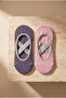 Women's 2 Pcs Asta Yoga / Pilates Socks Light Pink / Dark Lilac