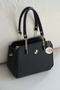 Premium Series Women's Hand and Shoulder Bag with Gold Emblem Cross Strap Shoulder Bag En26 Size20 - 3