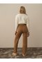 Kadın Camel Regular Fit Pantolon - 4
