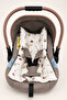 100% Cotton Muslin Stroller Cushion and Car Seat Cushion - 3