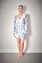 Floral Patterned 2-Piece Nightgown Set with Straps