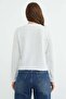 3 Thread Ribbed Sweatshirt with Ribbed Neckline - 7