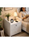 Home Bedside Storage Cabinet With Drawer And Shelf - 5