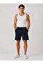 Gabardine Back Pocket Detailed Waffle Men's Shorts