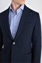 سترة Ds Damat Slim Fit من القماش المائل باللون الأزرق الداكن - 2