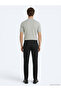 Black Woven Relaxed Fit Casual Cotton Blend Trousers - 5
