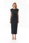 Bürümcük Fabric Side Draped Slit Dress - 8