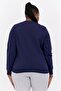 Women Regular Fit Long Sleeves Outdoor Sweatshirt, Navy - 3