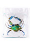 Green Crab Square Decorative Pillow - 3