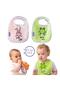 Milk&Moo Towel Bib Set of 2 Sprat Frog and Chinchilla - 2