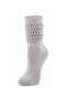 Original Women's Long Boot Socks Premium Thick Drawstring Slouchy Long Socks Soft Textured Cotton Terry Sole Boot Socks Compatible with Aerobics Knee-Length Dust Socks Home Sleep Comfortable Daily Warm Winter Socks - 5
