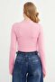 basic Bluză crop cu guler rotund degete - 8