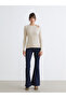 Zero Roba Collar Gathered Women's Knitwear Sweater from Uzg Store for Style Enthusiasts - 3