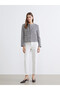 Alita City with a Difference in Color, Lcw Studio Gray Tweed Plaid Standard & Regular Women's Jacket - 2