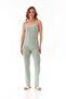 Striped Strappy Lace Pajama Set - 3