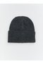 Alita City Farkıyla Lcw Accessories Anthracite Knitwear Plain Women's Beanie