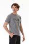 Moon Text and Moon Printed Crew Neck T-Shirt - 4
