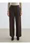 Esvab • Modern & Distinctive Wide-Leg Women's Trousers with Waist Drawstring - 3