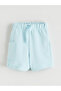 Two Mt Shop Quality Blue 2 Thread Plain Standard & Regular Boys' Shorts - 3
