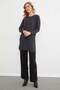 Bürümcük Fabric Crew Neck Tunic with Slits on the Sides - 5