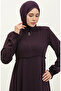 Plum Lace Detailed Mevlana Ferace 5069-04 - 3