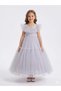 Miss Helina Girl's Glittery Tulle Princess Evening Dress 2-6 Years Lavender