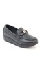 Neyna 1045 Black Wedge Heel Women's Shoes - 6
